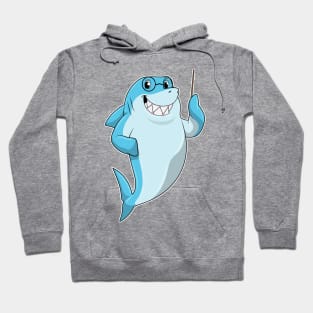 Shark as Teacher with Pointer Hoodie